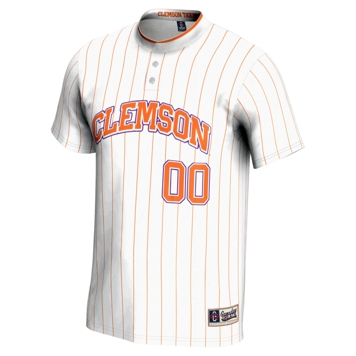 Clemson Tigers NIL Pick-A-Player Lightweight Softball Jersey - White
