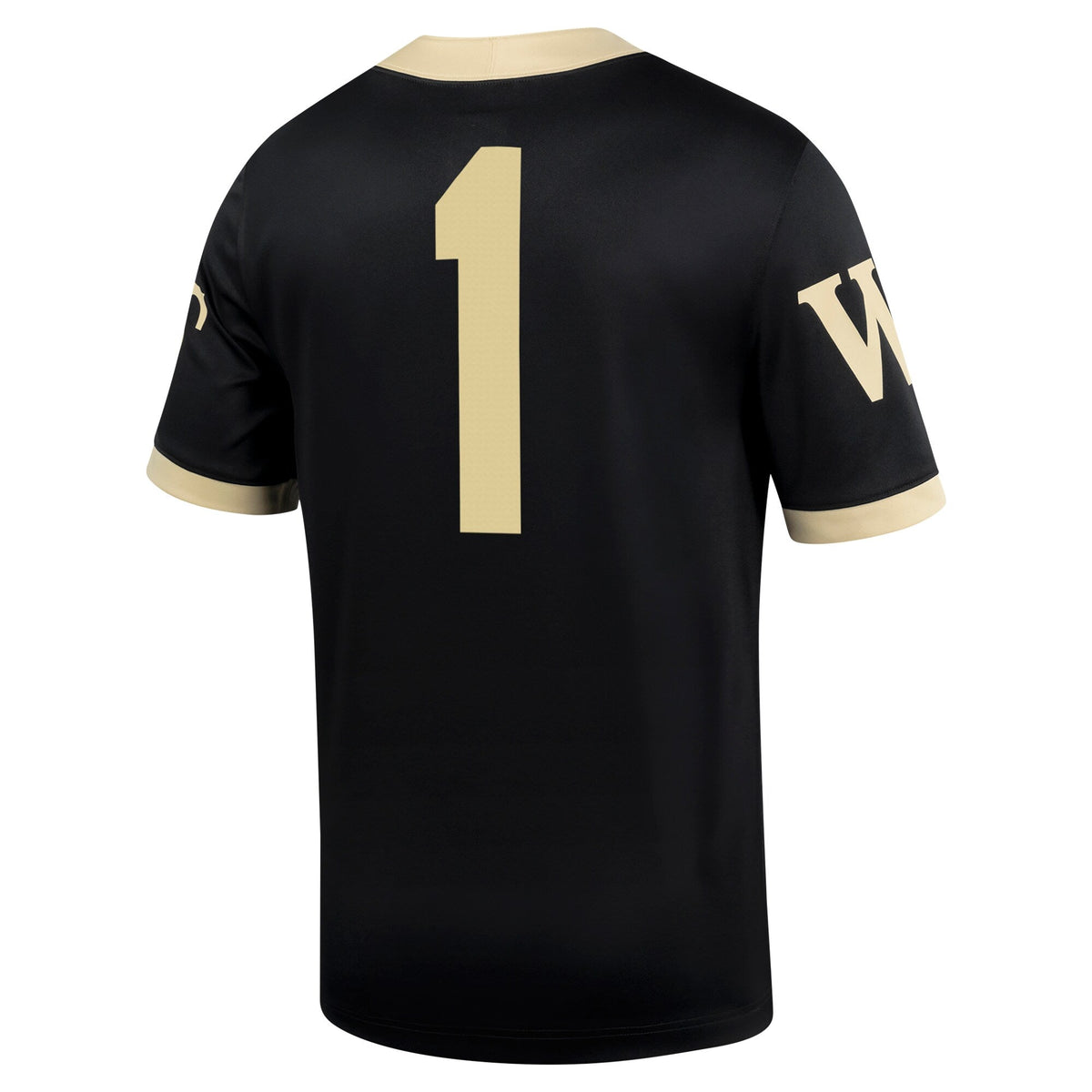 #1 Black Wake Forest Demon Deacons Untouchable Football Jersey