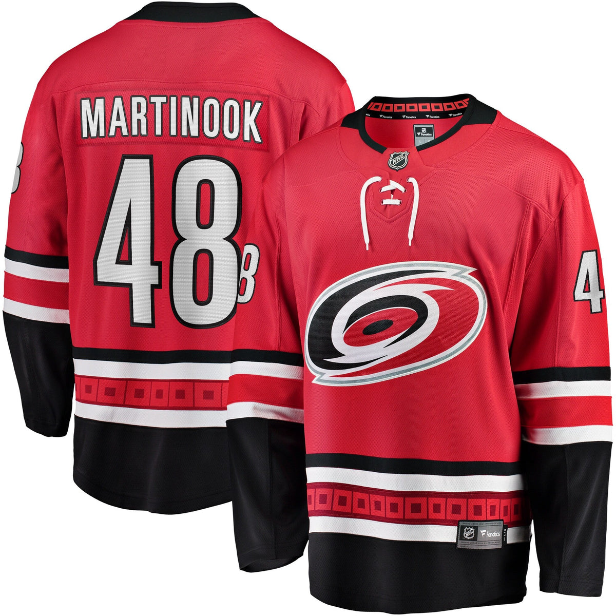 Carolina Hurricanes Jordan Martinook Red Alternate Breakaway Player Hockey Jersey