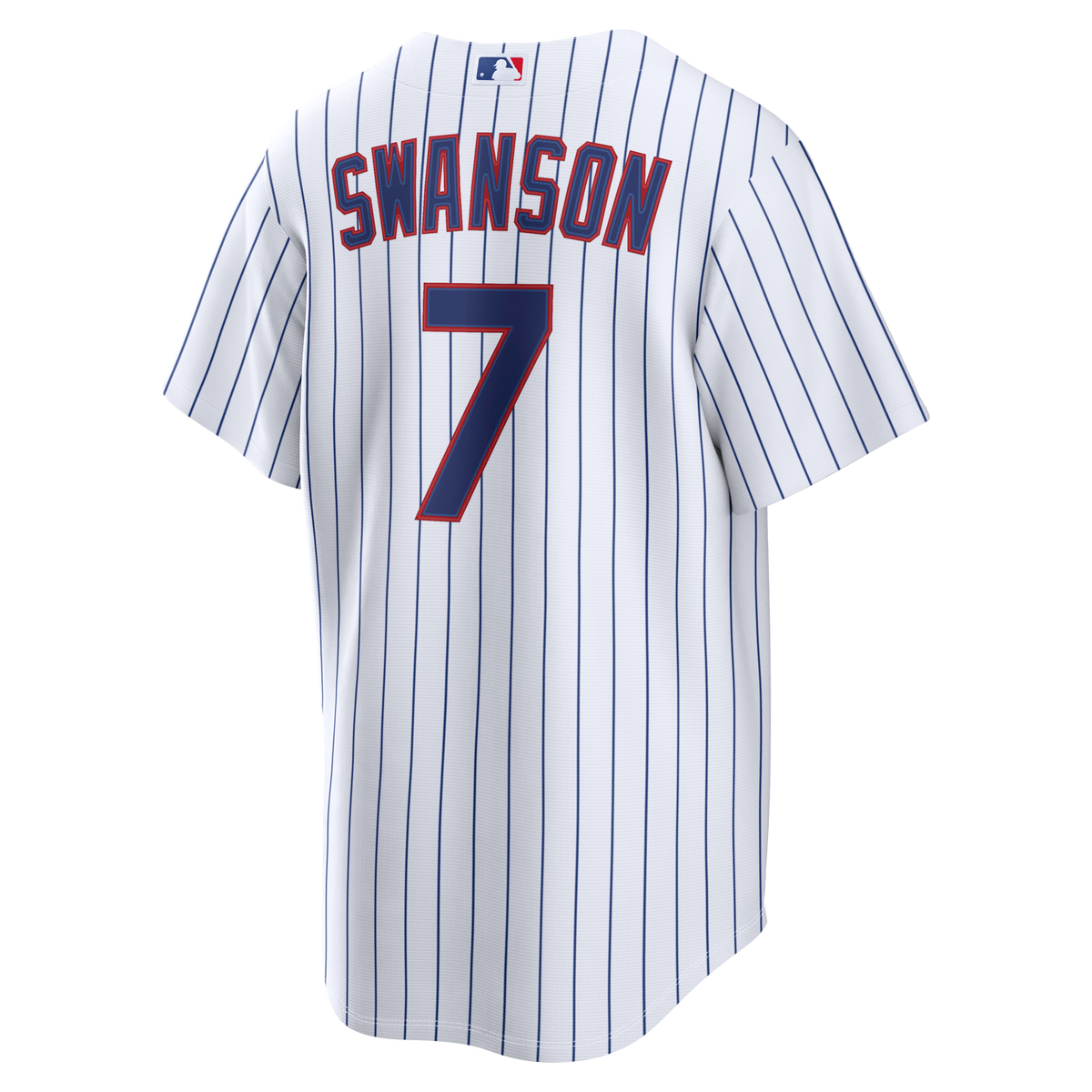 Chicago Cubs Dansby Swanson White Home Replica Baseball Jersey