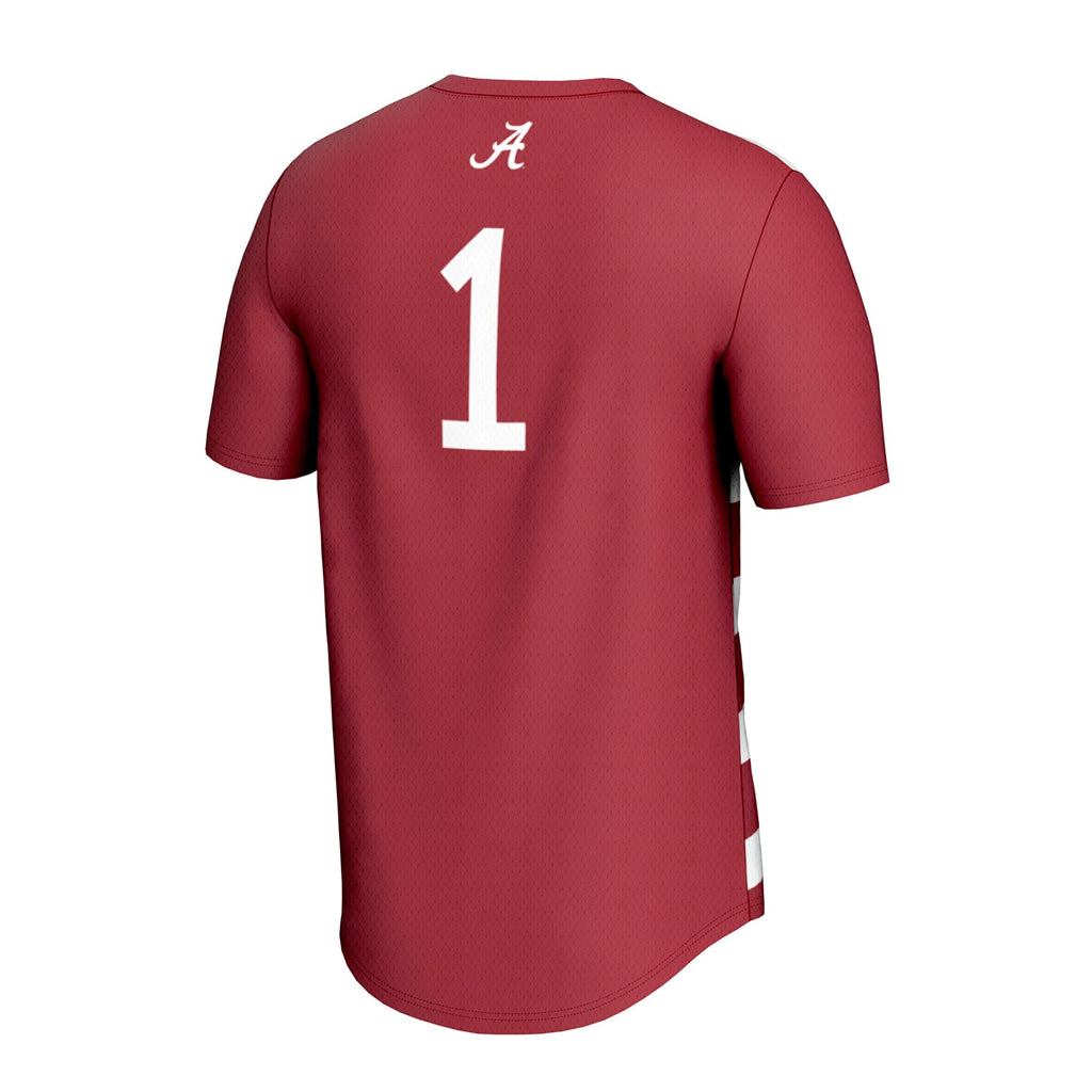 #1 Crimson Alabama Crimson Tide Lightweight Soccer Fashion Jersey