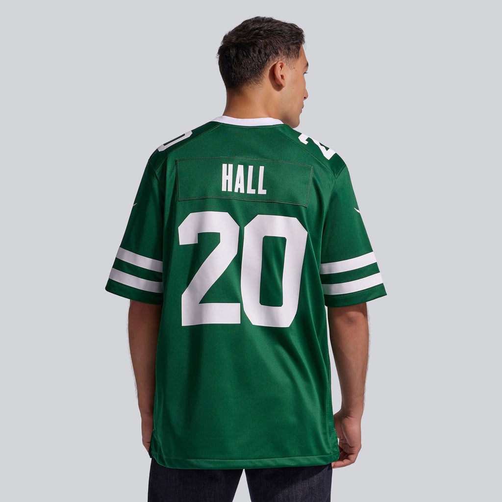 New York Jets Breece Hall Legacy Green Game Football Jersey