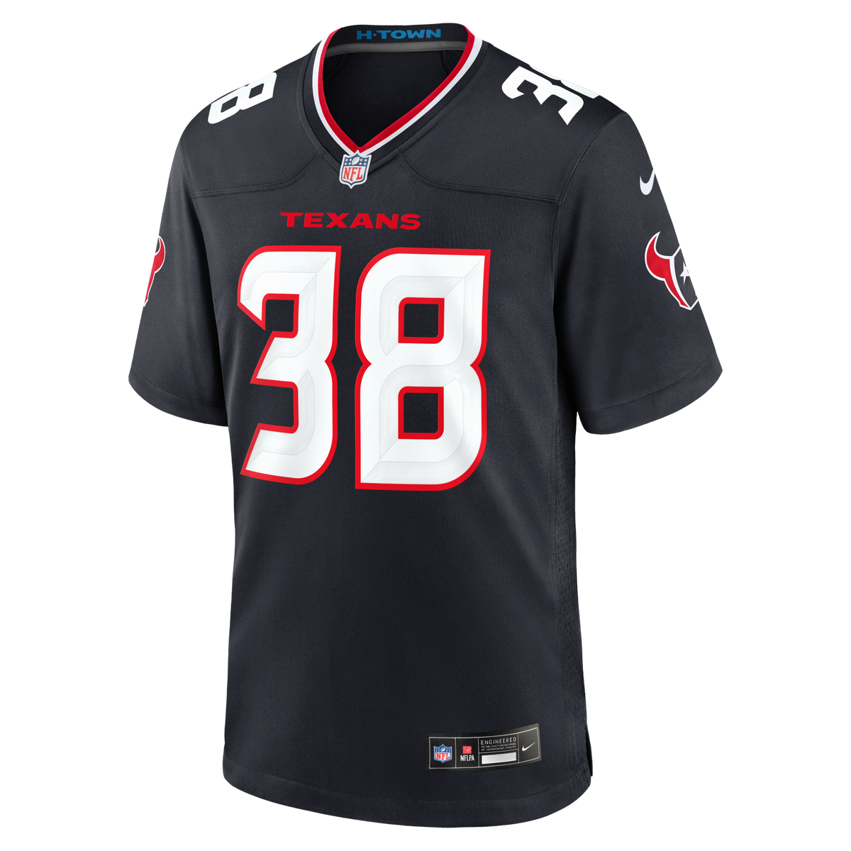 Houston Texans Kai Kroeger Navy Team Game Football Jersey
