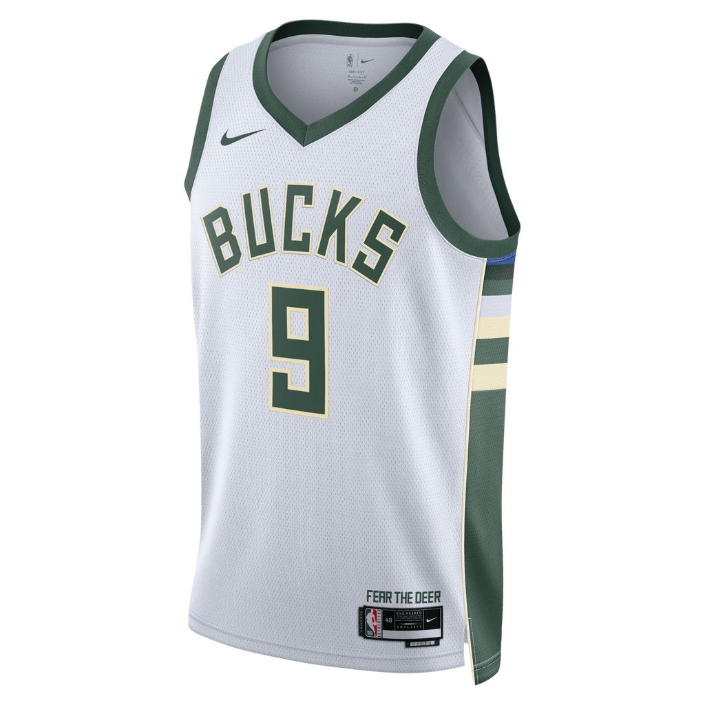 Milwaukee Bucks Association Edition Swingman Jersey - White - Kel'el Ware