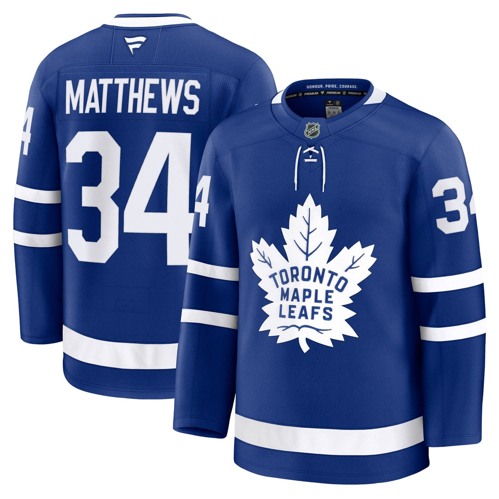 Toronto Maple Leafs Auston Matthews Blue Home Premium Jersey
