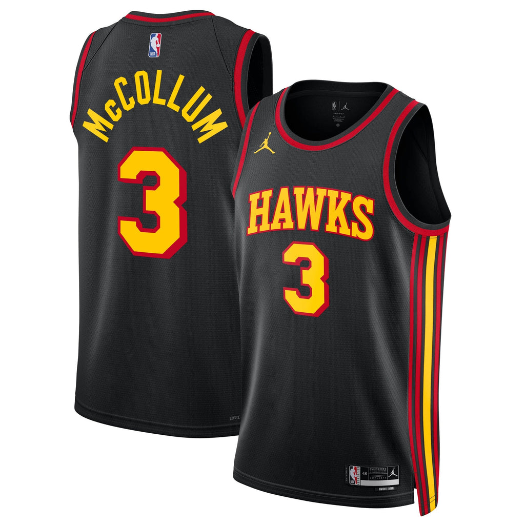 Atlanta Hawks Statement Edition Swingman Jersey - Black - CJ McCollum