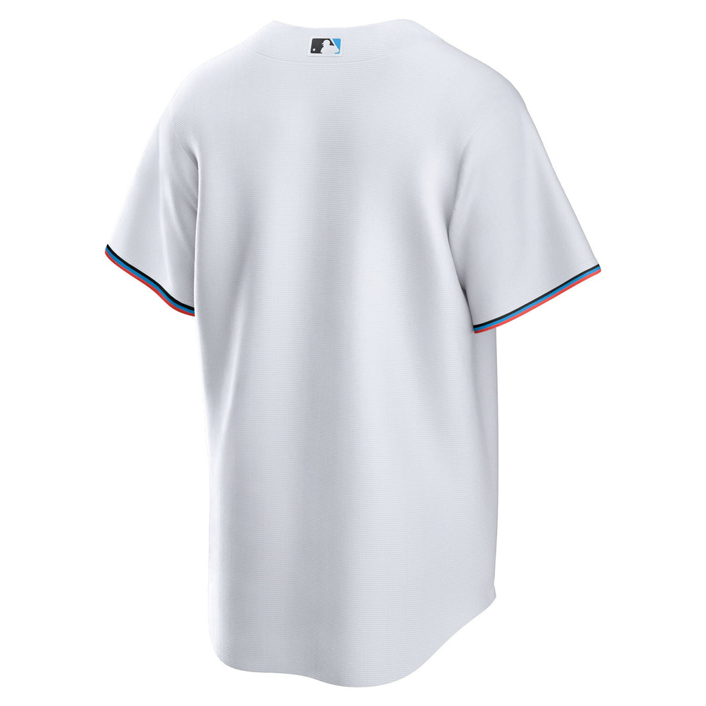Miami Marlins White Home Blank Replica Baseball Jersey