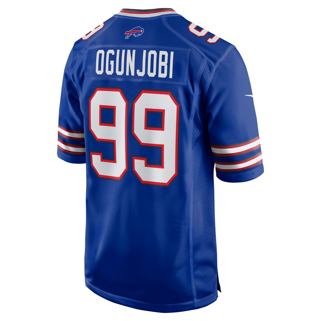 Buffalo Bills Larry Ogunjobi Royal Team Game Football Jersey