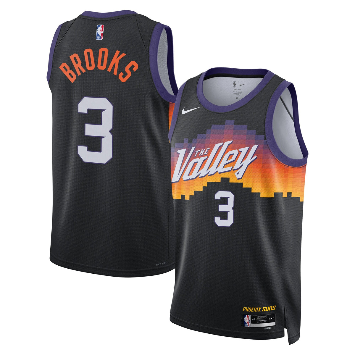 Phoenix Suns 2025/26 City Edition Swingman Jersey - Black - Dillon Brooks