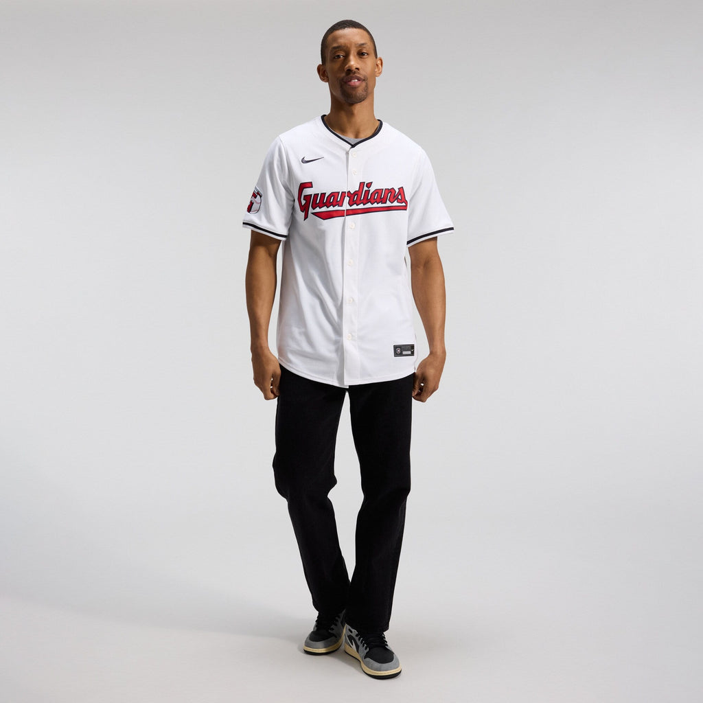 Cleveland Guardians Jose Ramirez White Home Limited Player Baseball Jersey