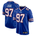 Buffalo Bills Zion Logue Royal Team Game Football Jersey