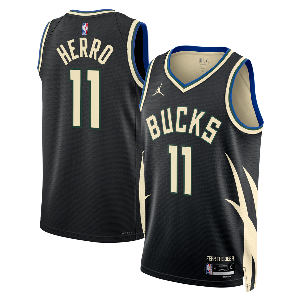 Milwaukee Bucks Statement Edition Swingman Jersey - Hunter Green - Tyler Herro
