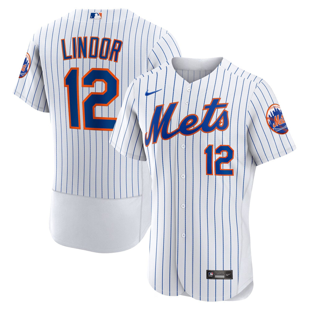 New York Mets Francisco Lindor White Home Player Baseball Jersey
