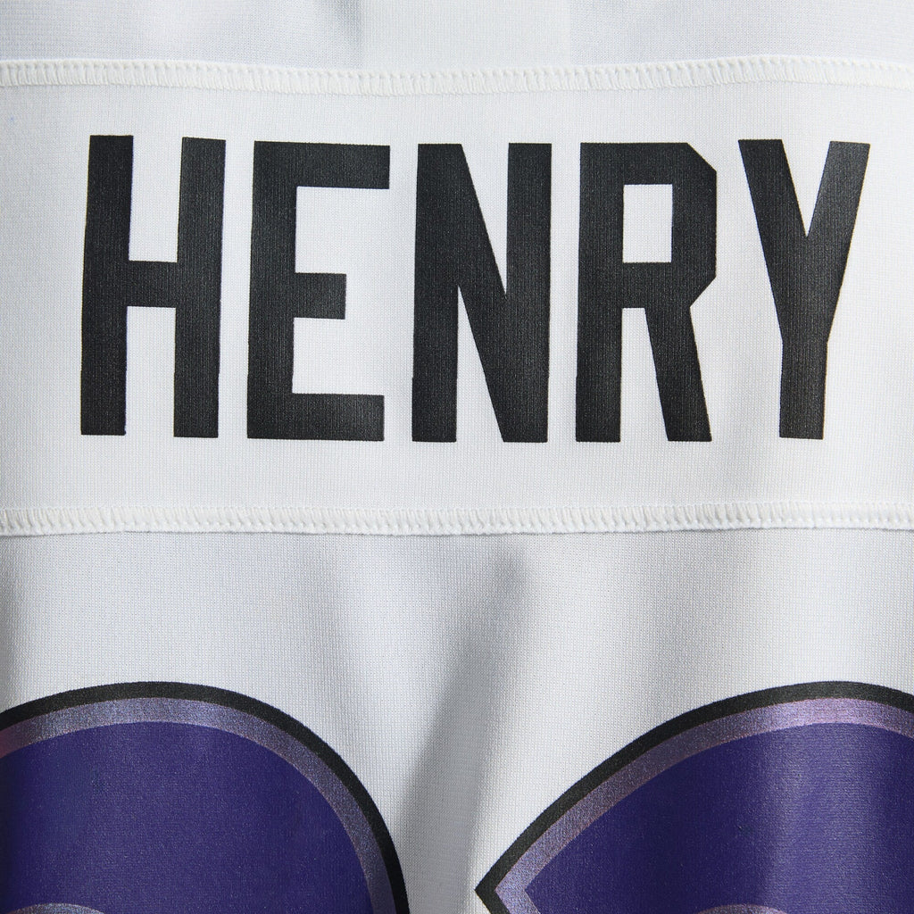 Baltimore Ravens Derrick Henry White Game Football Jersey