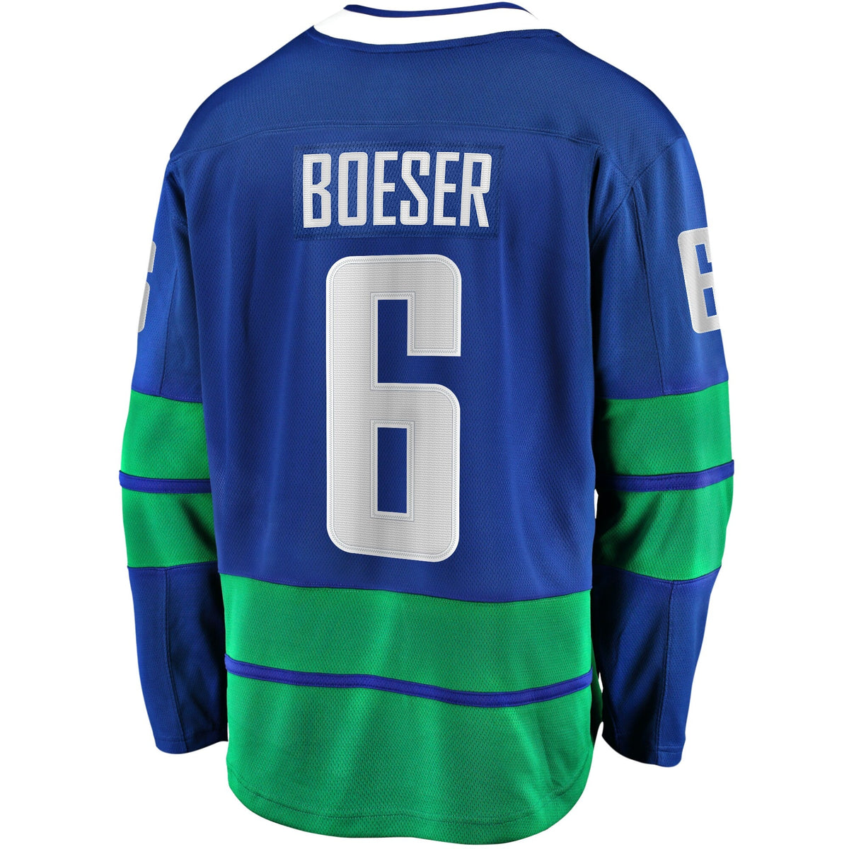 Vancouver Canucks Brock Boeser Blue Breakaway Hockey Jersey