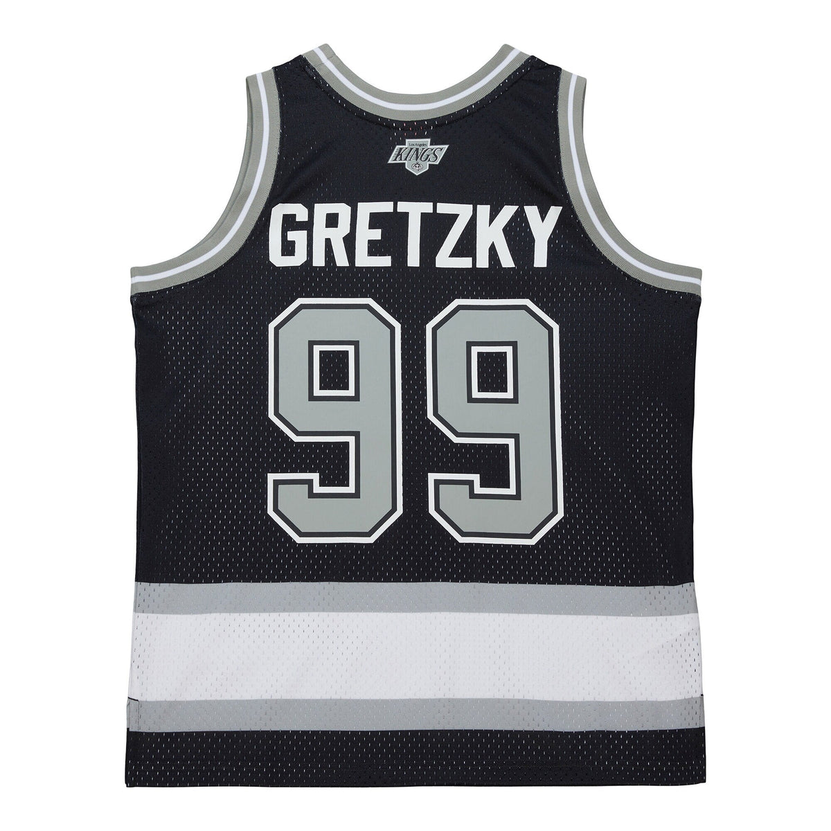 Los Angeles Kings Wayne Gretzky Black Maxxed Out Fashion Basketball Jersey