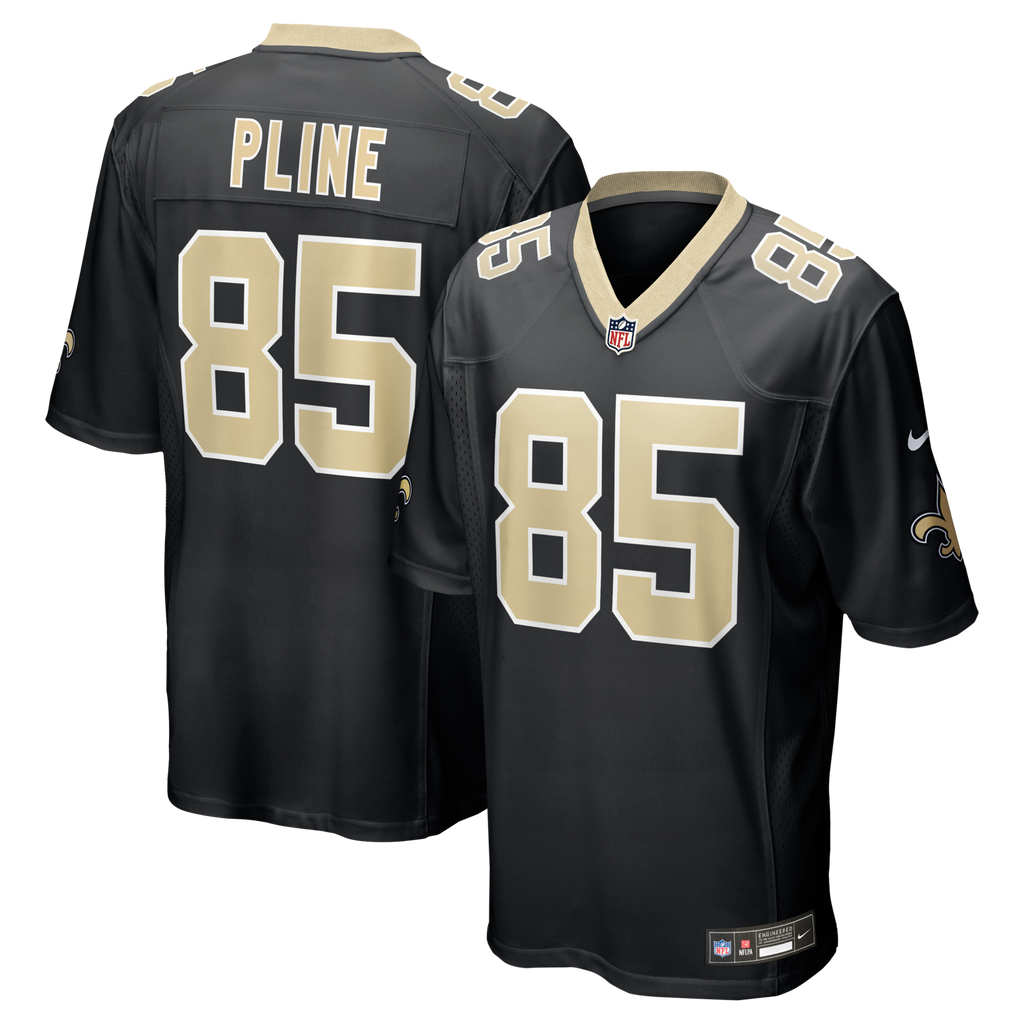 New Orleans Saints Mason Pline Black Team Game Football Jersey