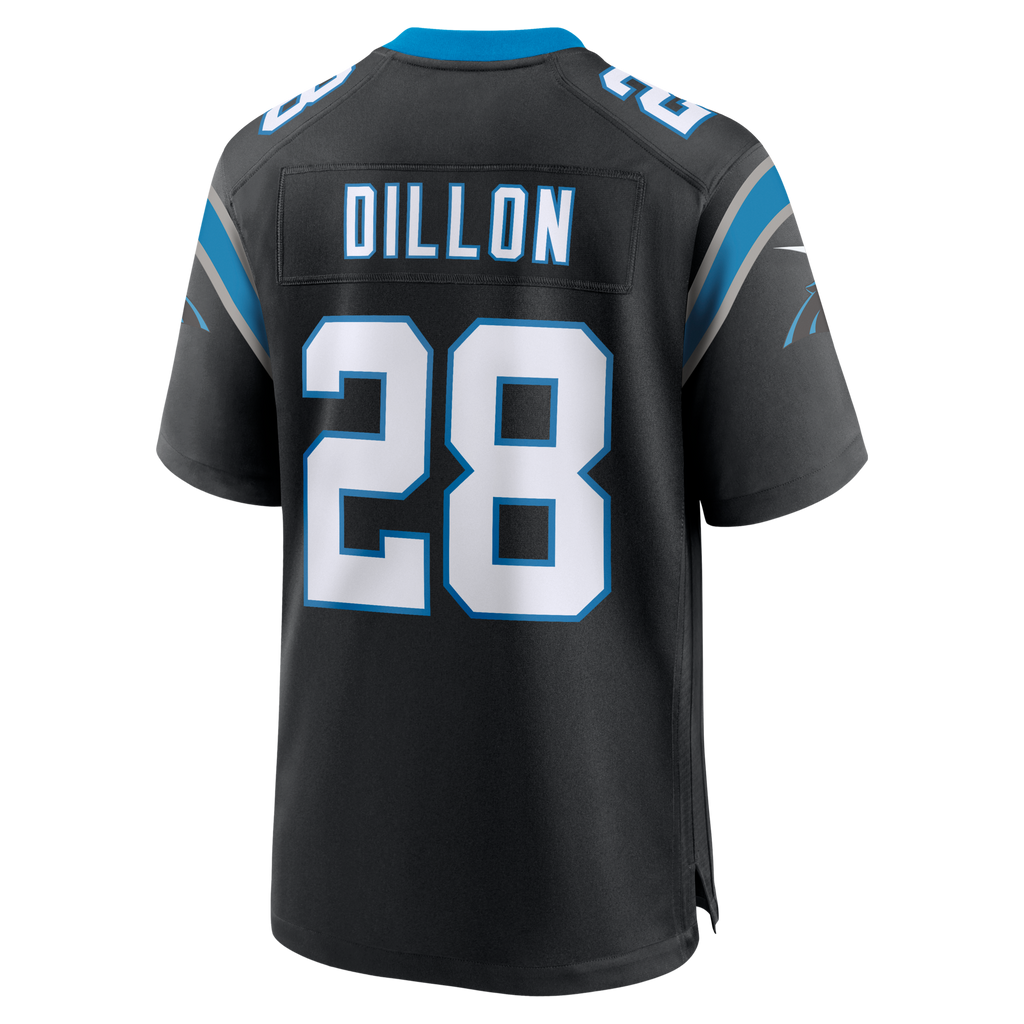 Carolina Panthers AJ Dillon Black Team Game Football Jersey