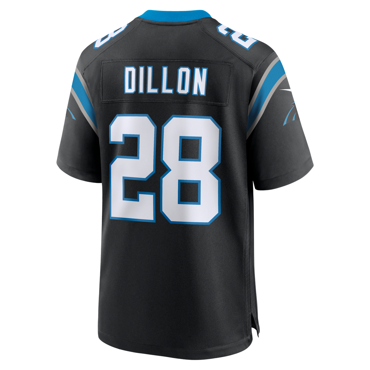Carolina Panthers AJ Dillon Black Team Game Football Jersey