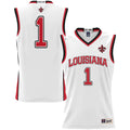 #1 Louisiana Ragin' Cajuns Lightweight Basketball Jersey - White