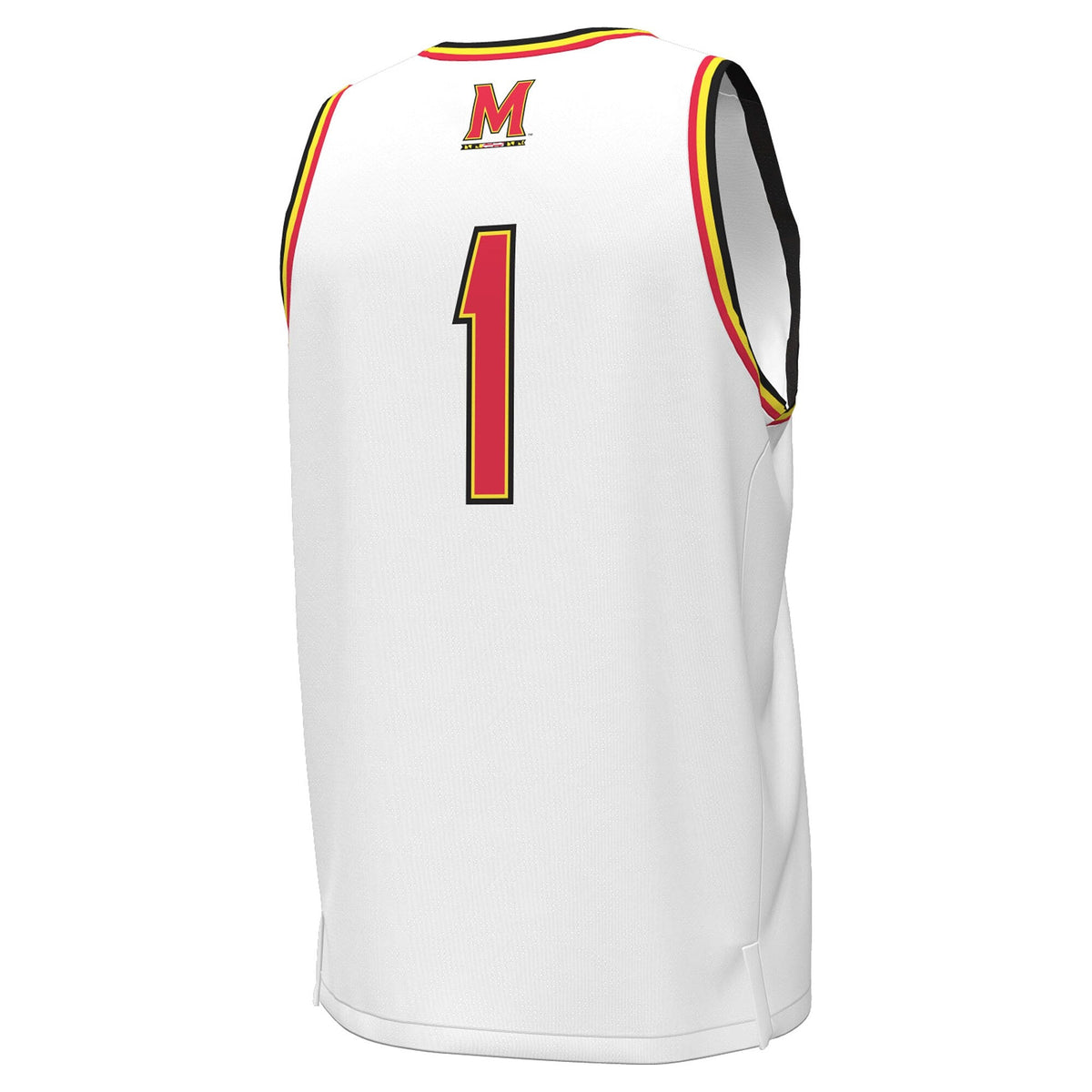 #1 White Maryland Terrapins Replica Basketball Jersey