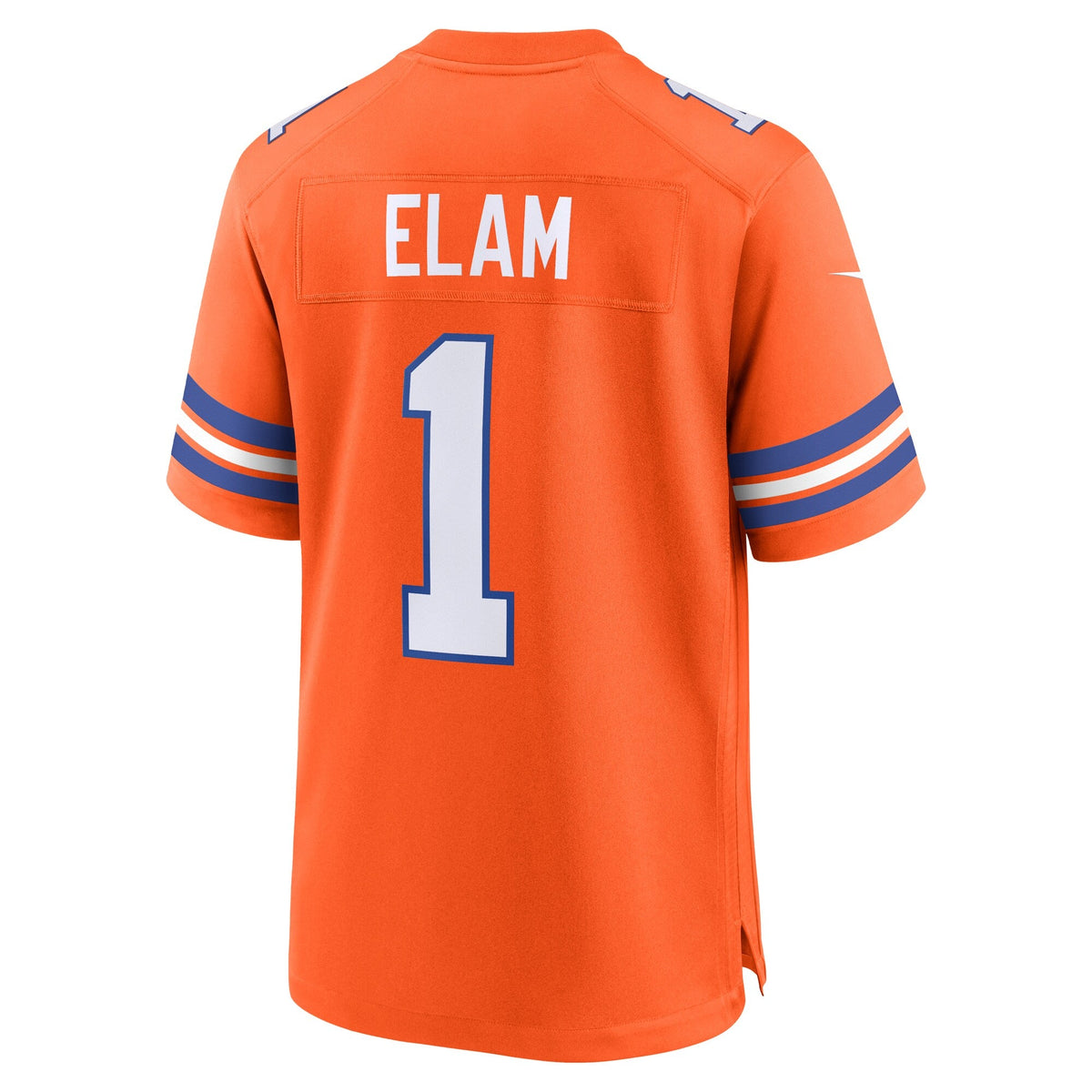 Denver Broncos Jason Elam Orange Retired Player Alternate Game Football Jersey