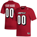 Louisville Cardinals Custom Football Jersey - Red