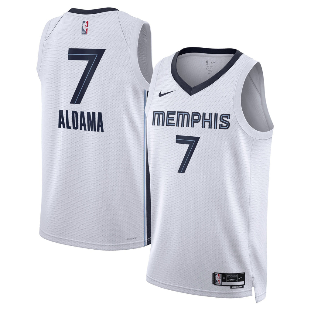 Memphis Grizzlies Association Edition Swingman Jersey - White - Santi Aldama