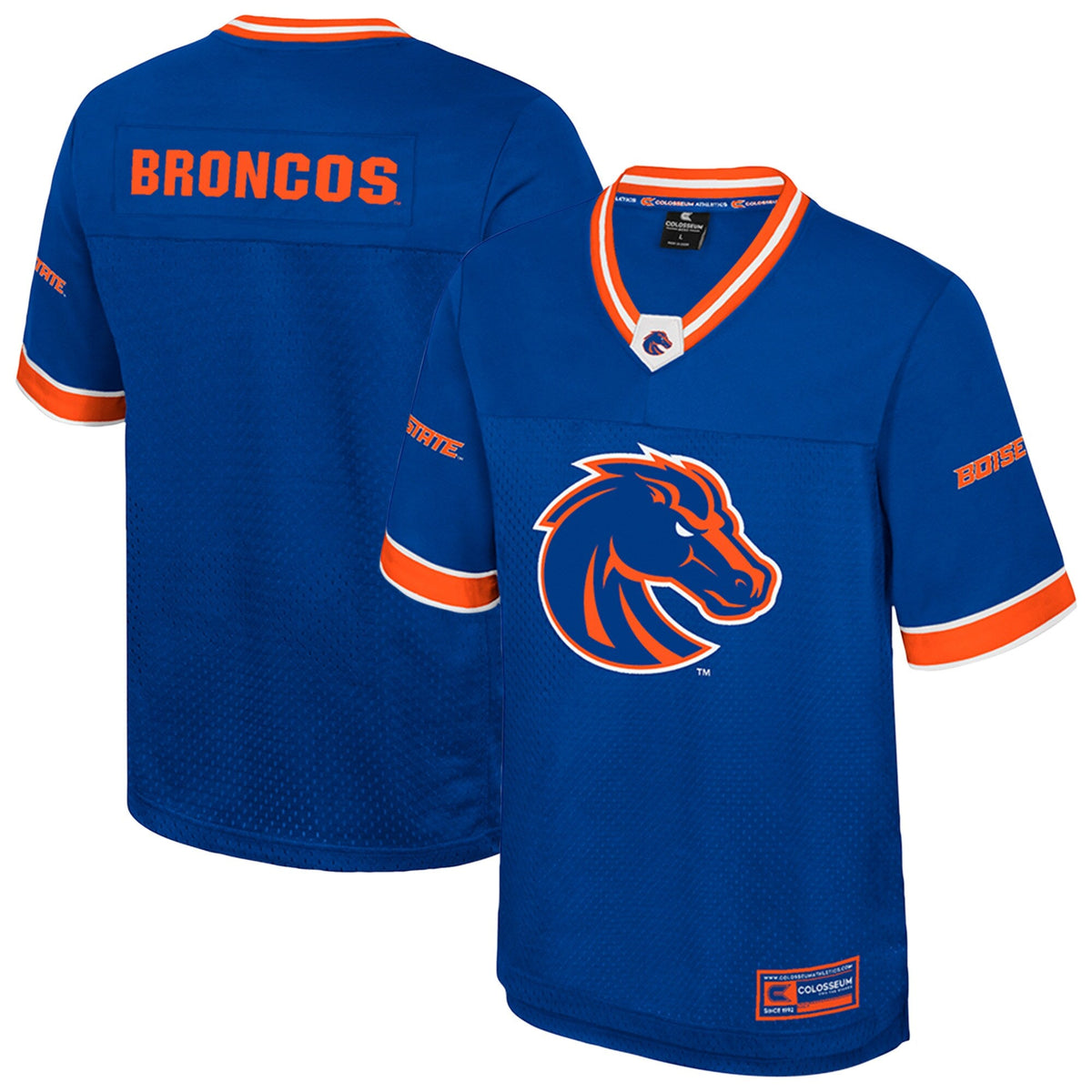 Royal Boise State Broncos Nothing But The Hits Football Jersey