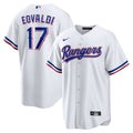 Texas Rangers Nathan Eovaldi White Home Replica Player Baseball Jersey
