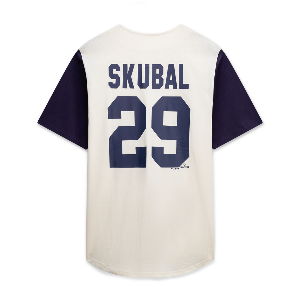 Detroit Tigers Profile Cream/Navy Big & Tall Two-Color Fashion Baseball Jersey