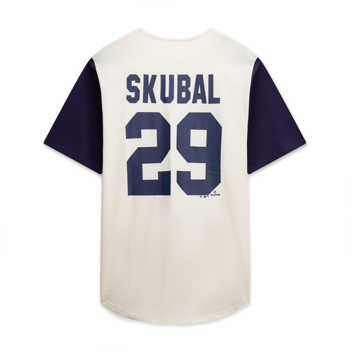 Detroit Tigers Profile Cream/Navy Big & Tall Two-Color Fashion Baseball Jersey