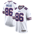Buffalo Bills Dalton Kincaid White Game Football Jersey