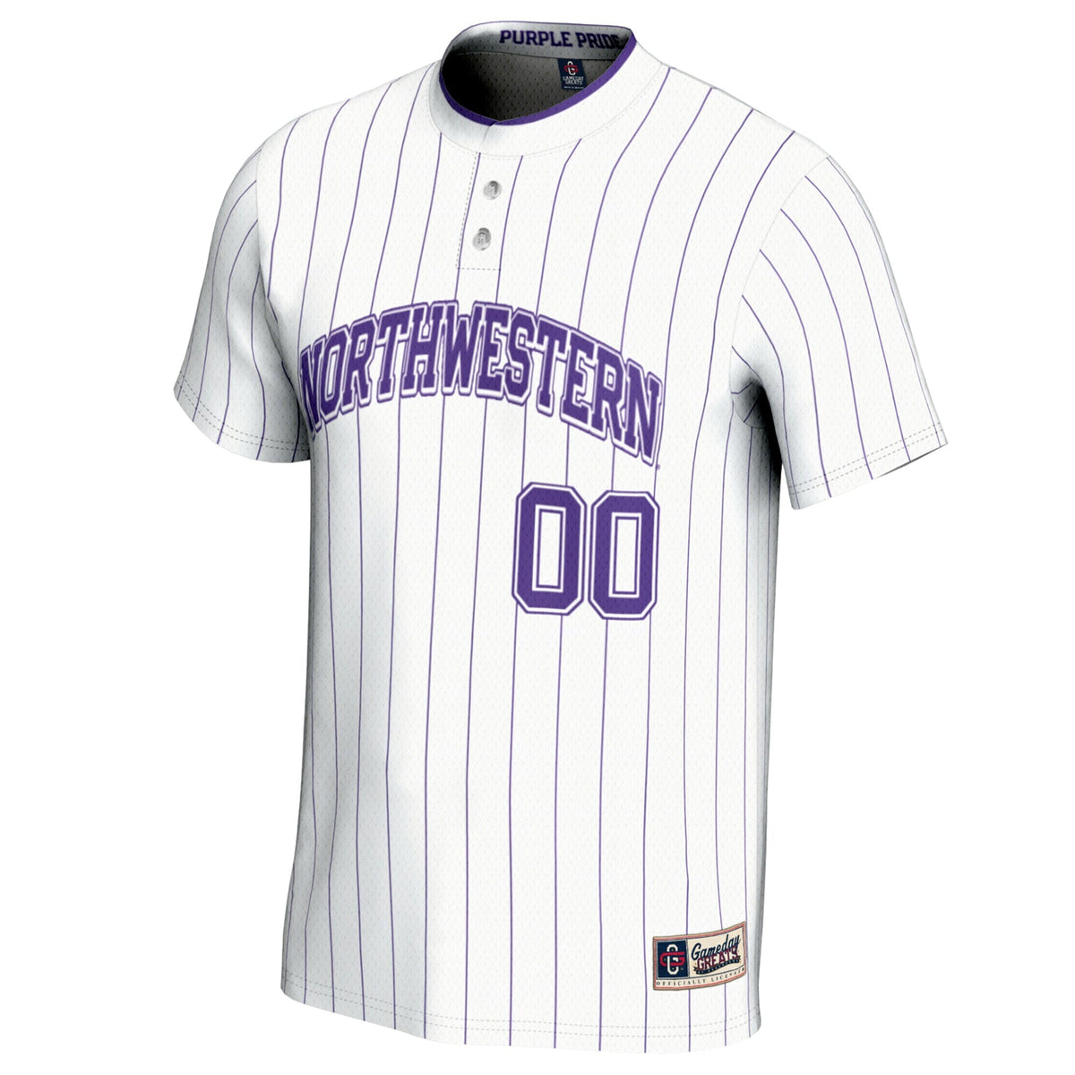 Northwestern Wildcats NIL Pick-A-Player Lightweight Softball Jersey - White