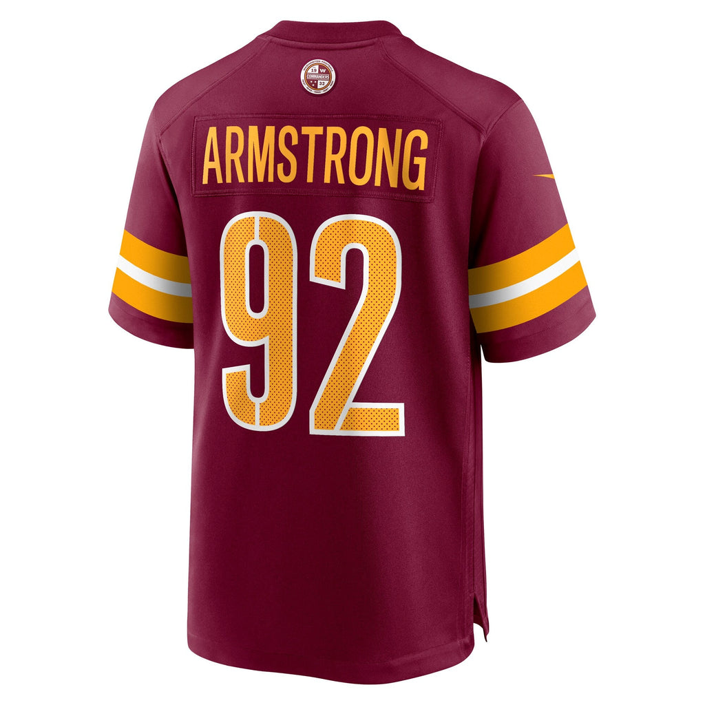 Washington Commanders Dorance Armstrong Burgundy Game Football Jersey