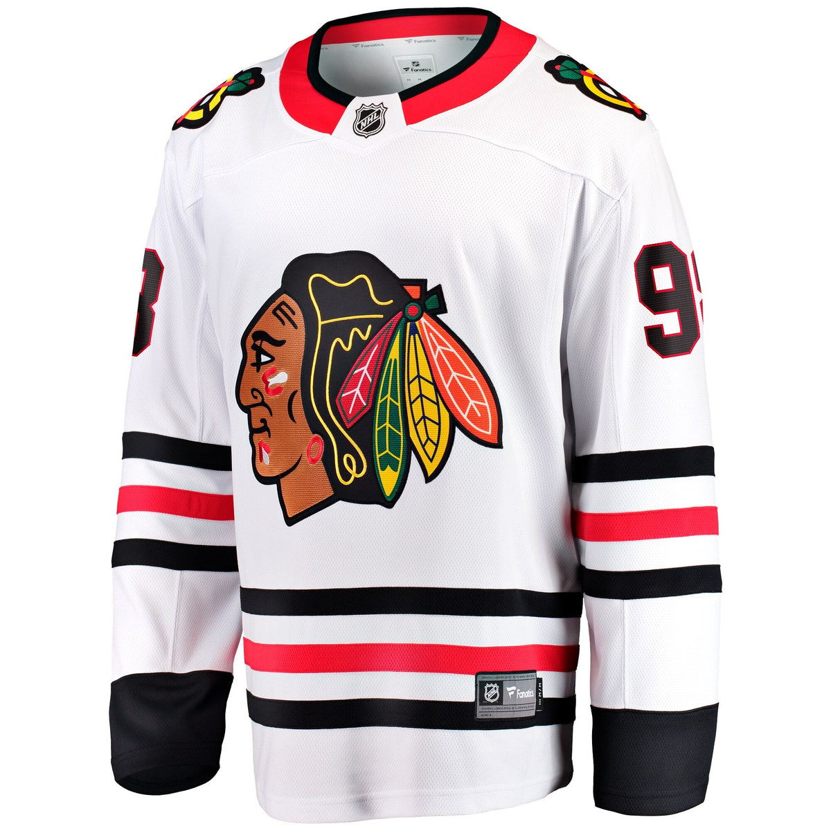 Chicago Blackhawks Connor Bedard White Away Breakaway Player Hockey Jersey