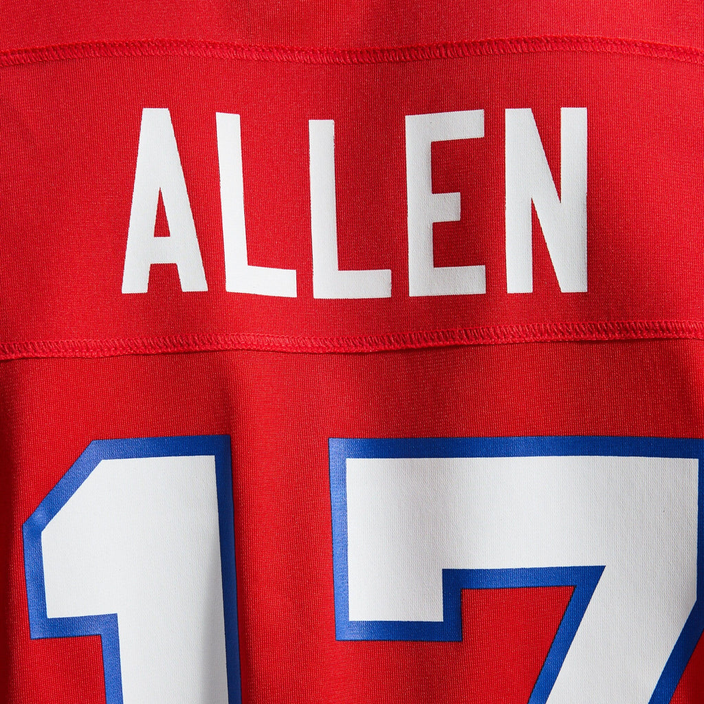 Buffalo Bills Josh Allen Red Alternate Game Player Football Jersey