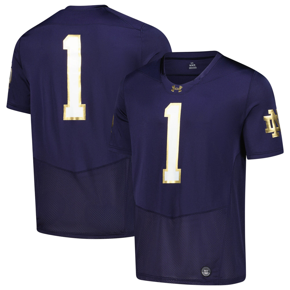 Navy Notre Dame Fighting Irish Replica Football Jersey