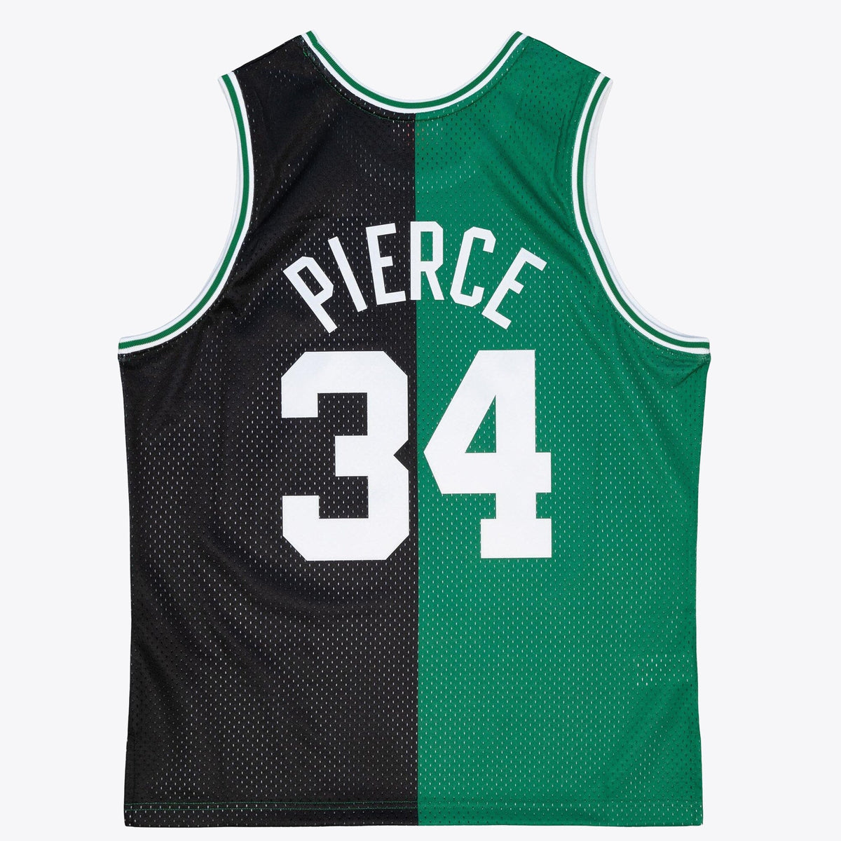Boston Celtics Paul Pierce 2007 Split Swingman Jersey - Black/Green