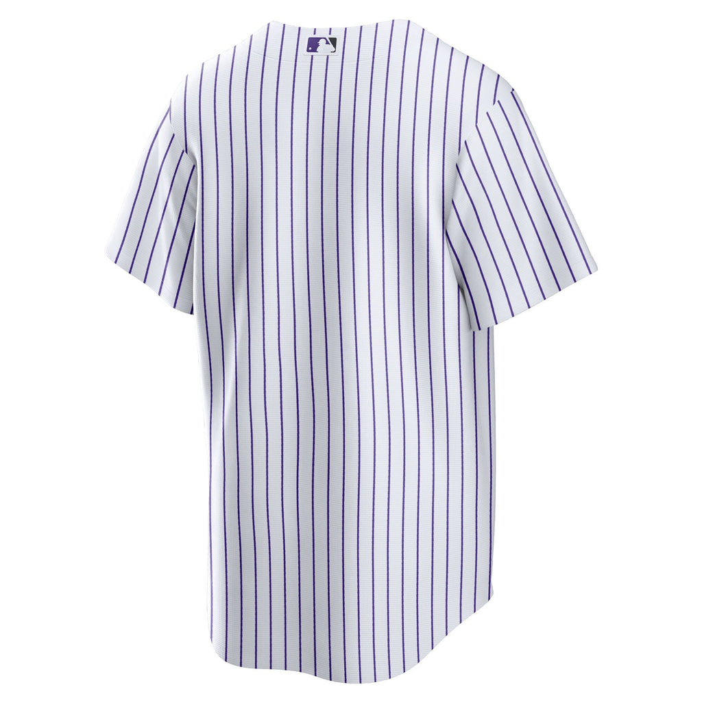 Colorado Rockies White Home Blank Replica Baseball Jersey