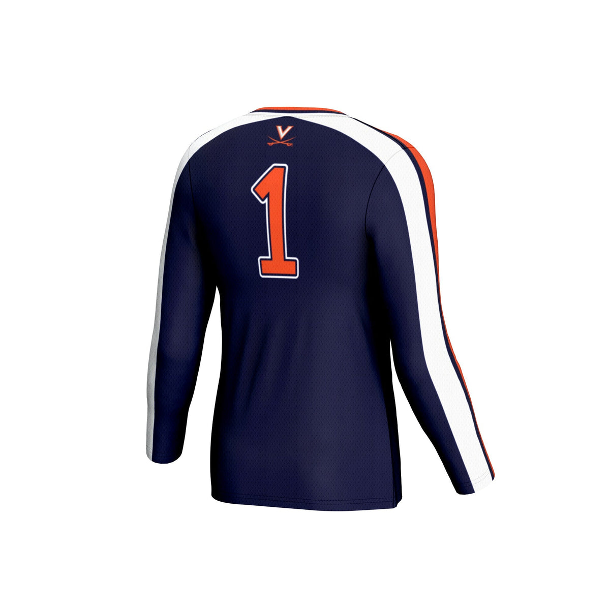 Virginia Cavaliers #1 Lightweight Volleyball Fashion Jersey - Navy