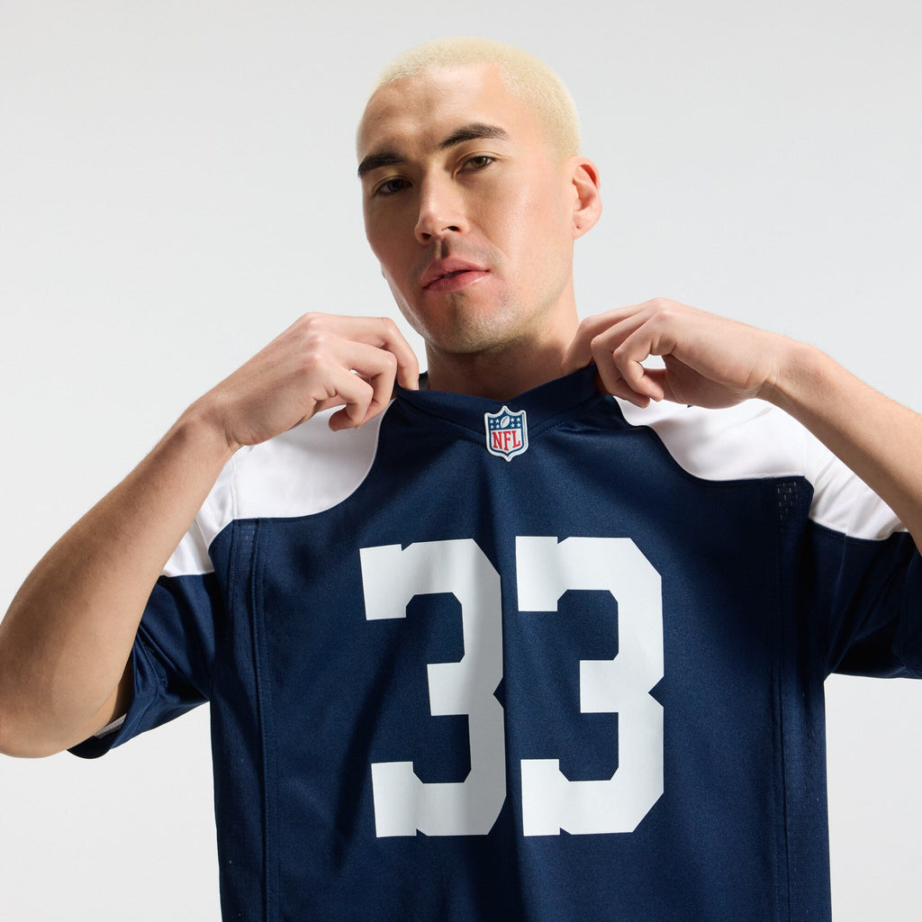 Dallas Cowboys Javonte Williams Navy Alternate Game Football Jersey
