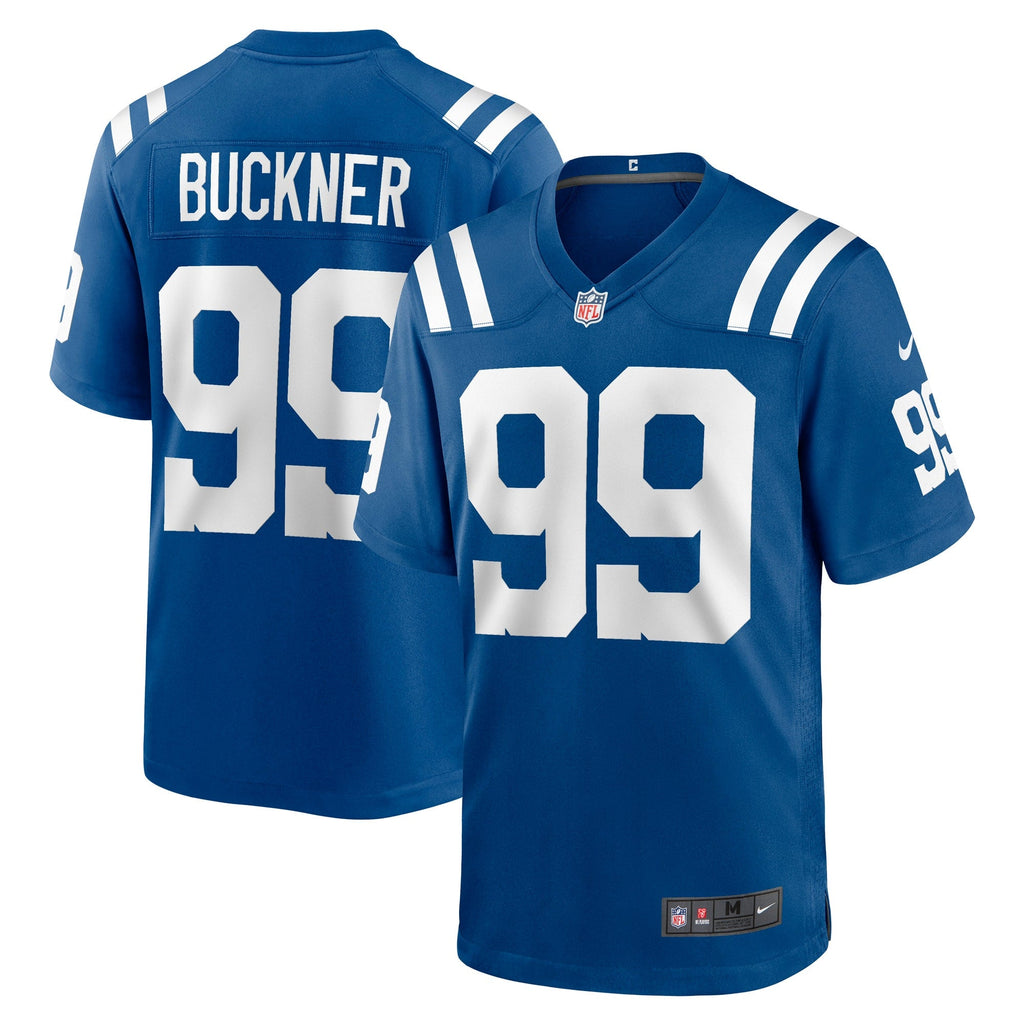Indianapolis Colts DeForest Buckner Royal Game Football Jersey