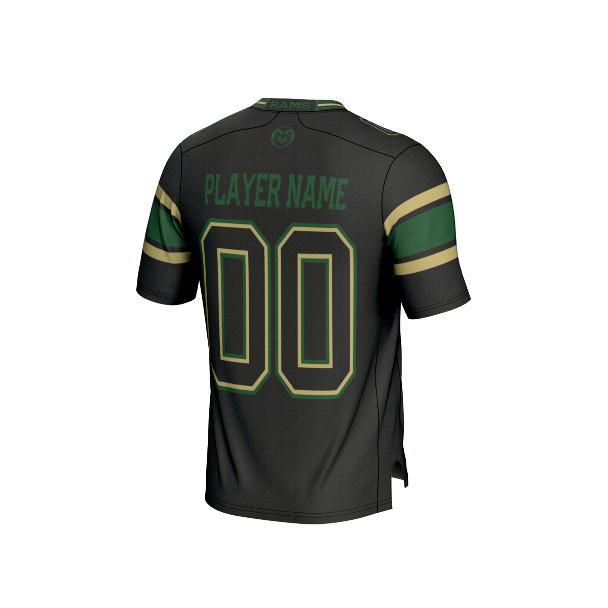 Colorado State Rams Personalized Football Fashion Jersey - Black