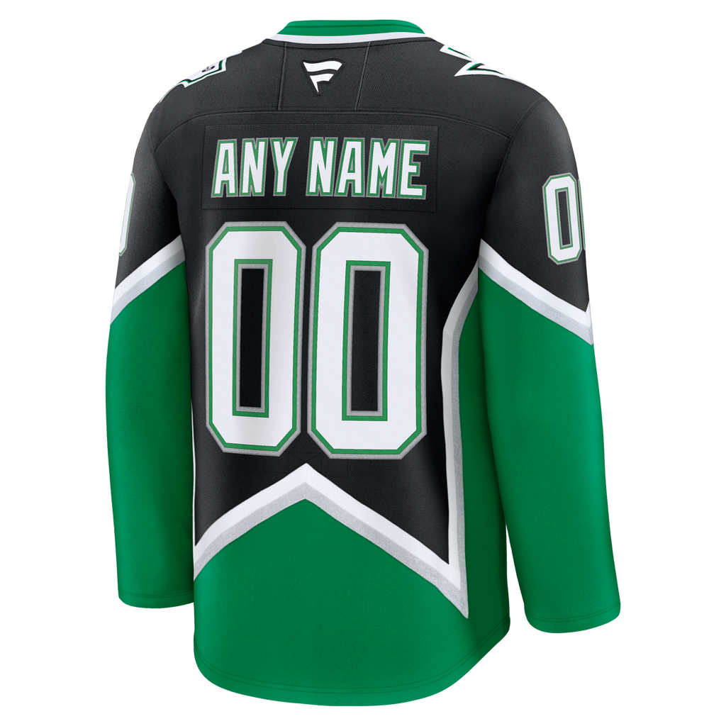 Dallas Stars Black Alternate Premium Custom Jersey