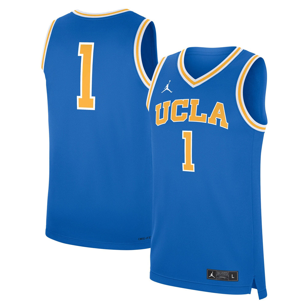 Blue UCLA Bruins Road Replica Basketball Jersey