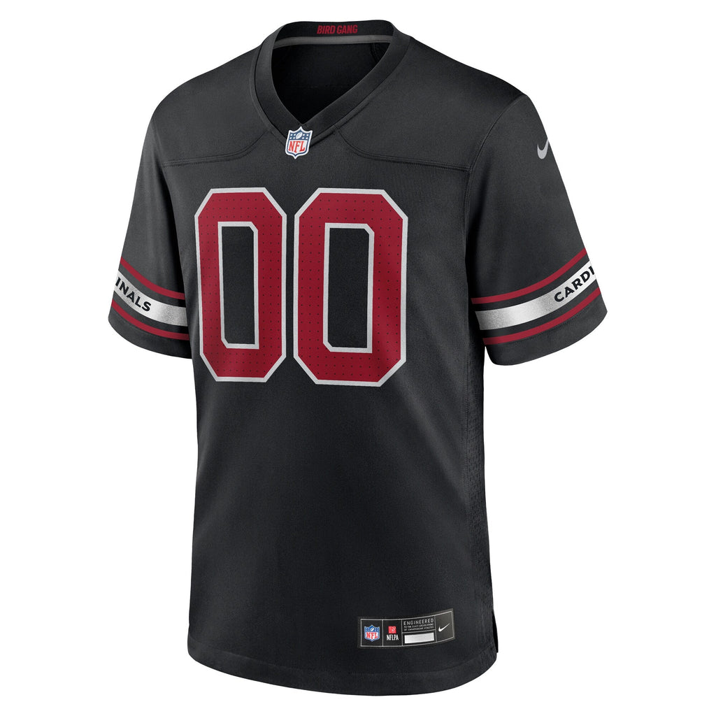 Arizona Cardinals Black Alternate Custom Game Football Jersey