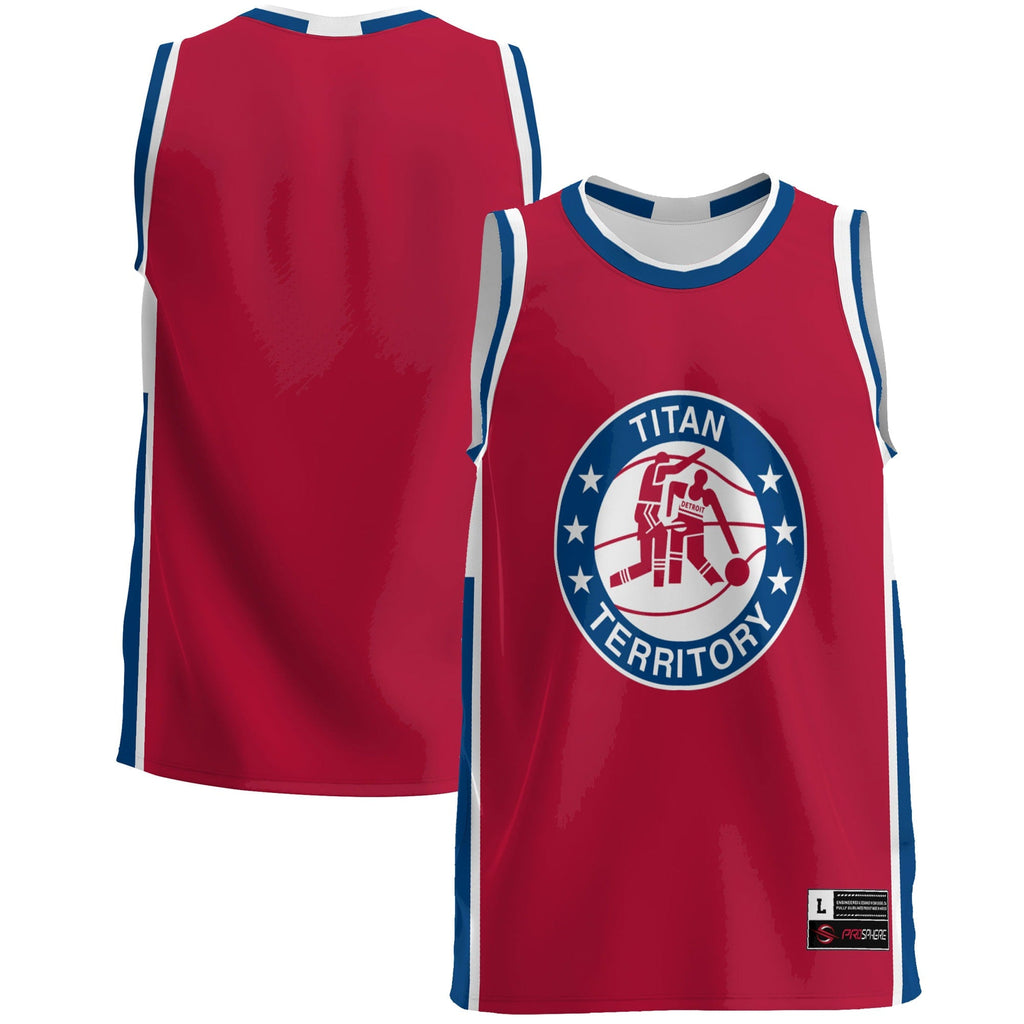 Detroit Mercy Titans Lightweight Basketball Jersey - Blue