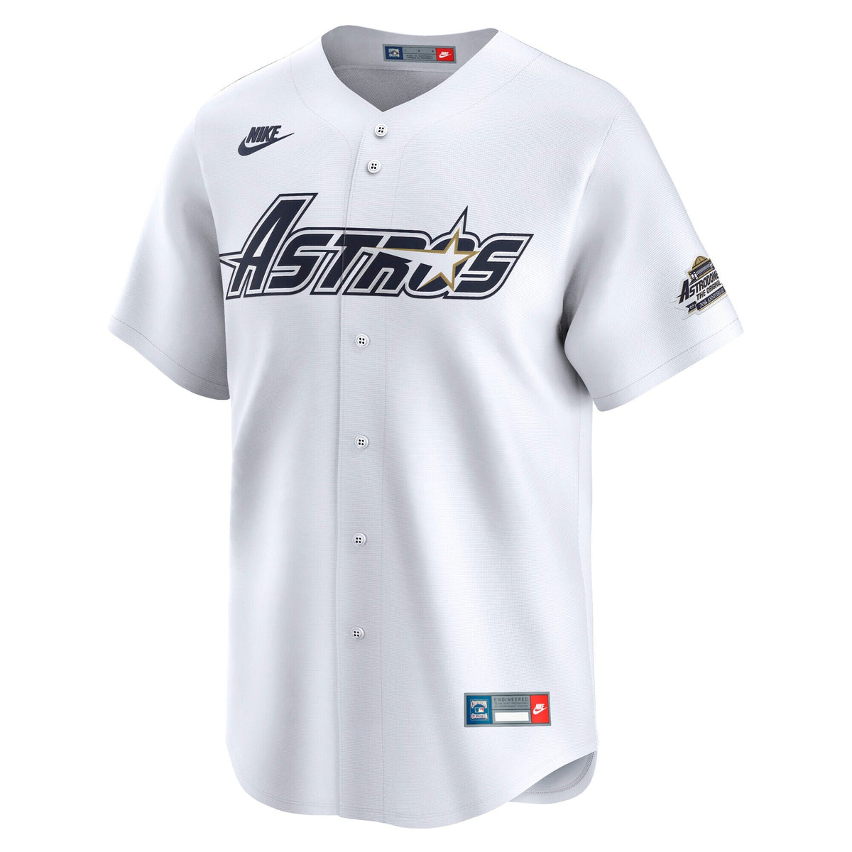Houston Astros Craig Biggio White Throwback Cooperstown Collection Limited Baseball Jersey