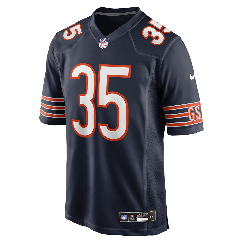 Chicago Bears Deion Hankins Navy Team Game Football Jersey
